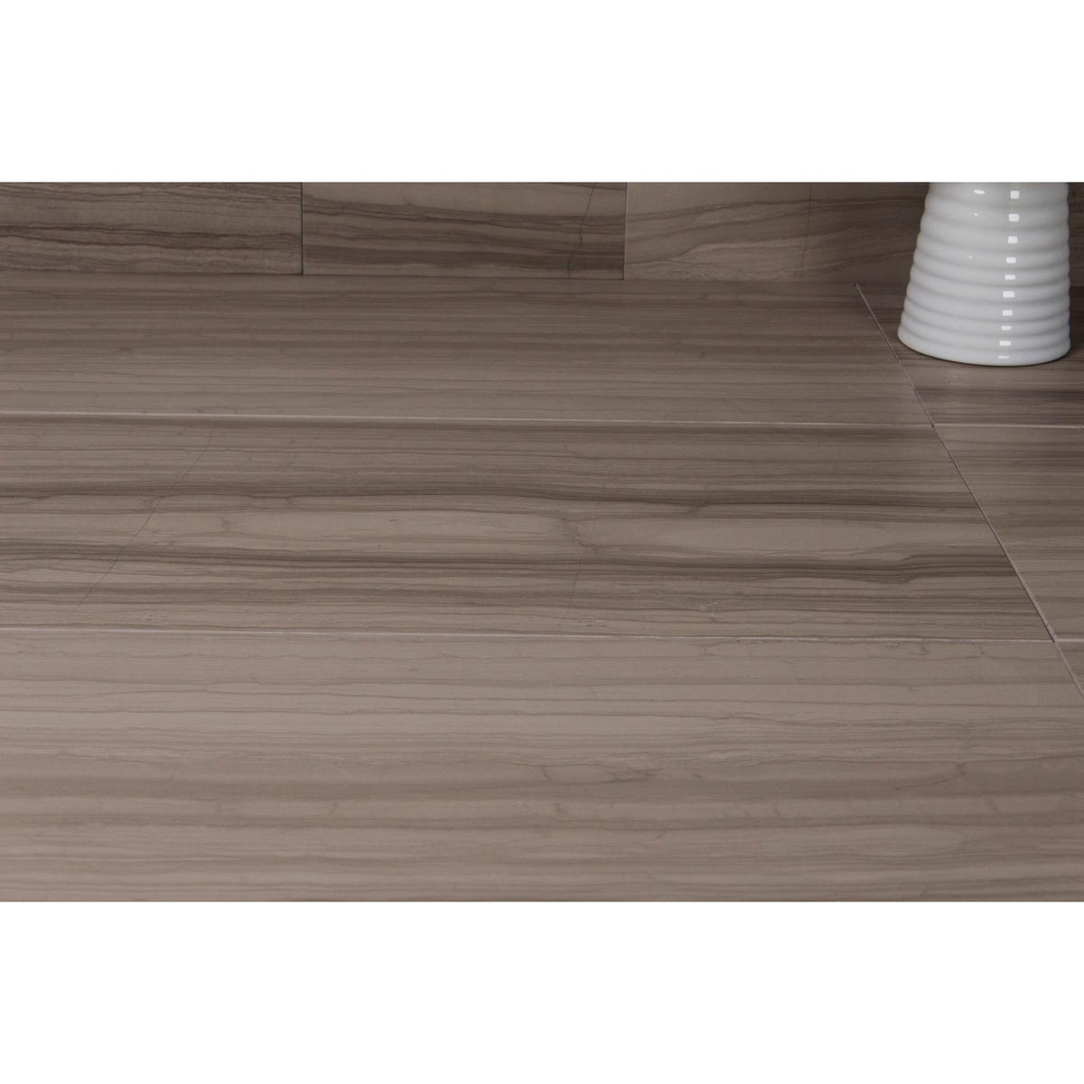 Athens Gray 12-in x 24-in Marble Floor and Wall Tiles( 10 sq. ft. /Box )