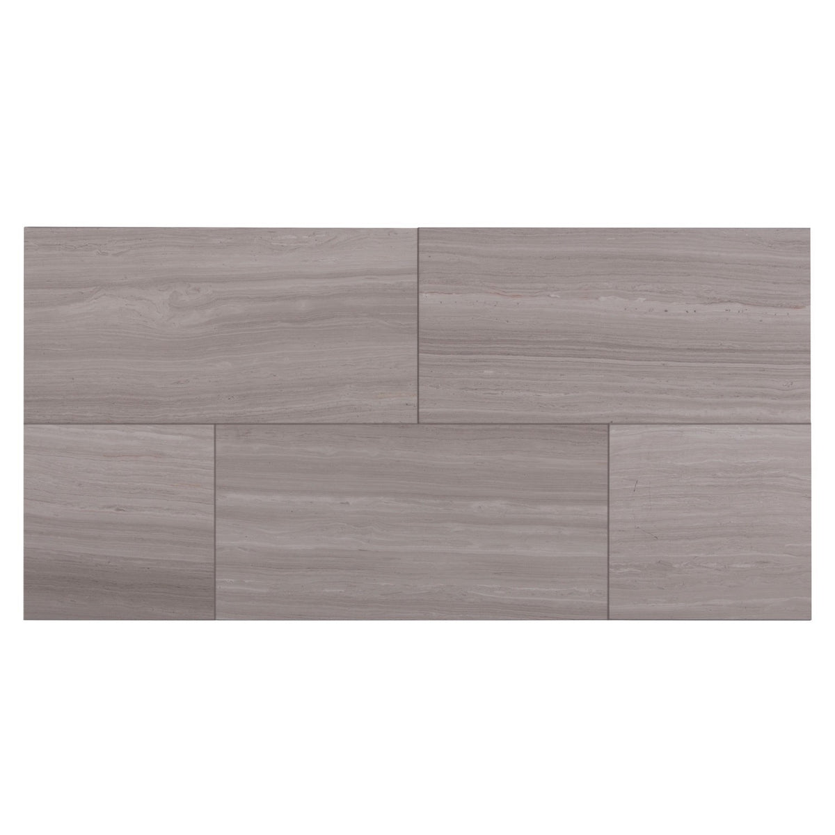 Wooden White 12-in x 24-in Honed Marble Floor and Wall Tiles( 10 sq. ft. /Box )