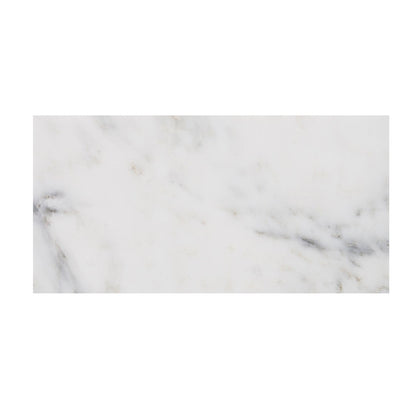 Oriental White 12-in x 24-in Marble Floor and Wall Tiles( 10 sq. ft. /Box )