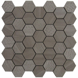 Athena Trinity Hexagon Marble Mosaic