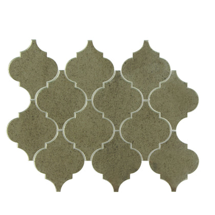 arabesque Lantern Antique Mirror 12-in x 9-in Glass Mosaic Wall Tile( 7.5 sq. ft. /Box )