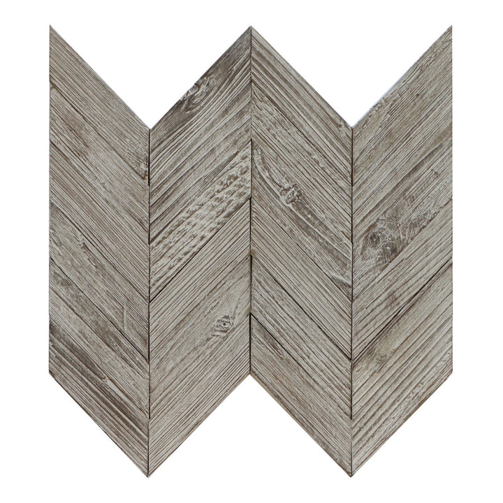 Antique Anchor Teakwood Chevron Mosaic