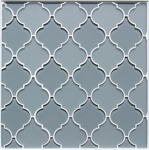 Frosted Glass Mix Lantern Arabesque Mosaic