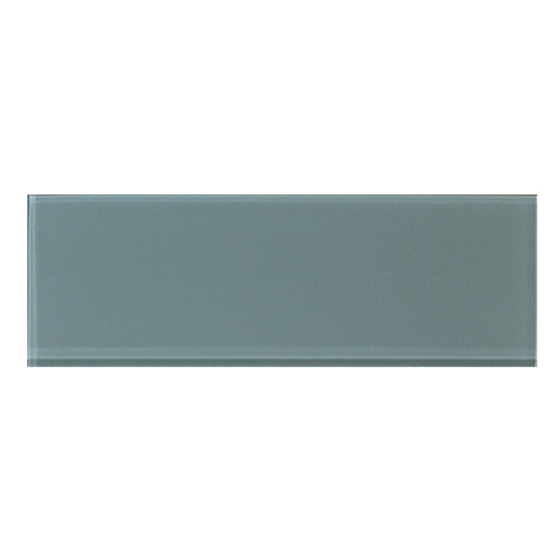 Azure Block 4-in x 12-in Glass Wall Tile( 4 sq. ft. /Box )