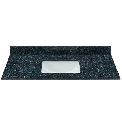 31" Blue Pearl Granite Vanity Top with Sink