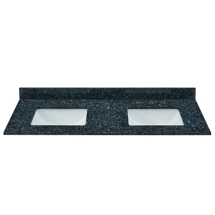 61" Blue Pearl Granite Vanity Top with Sink