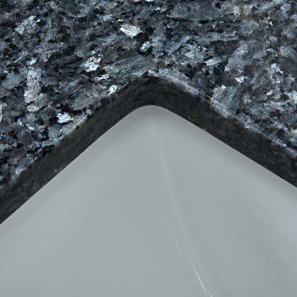 61" Blue Pearl Granite Vanity Top with Sink