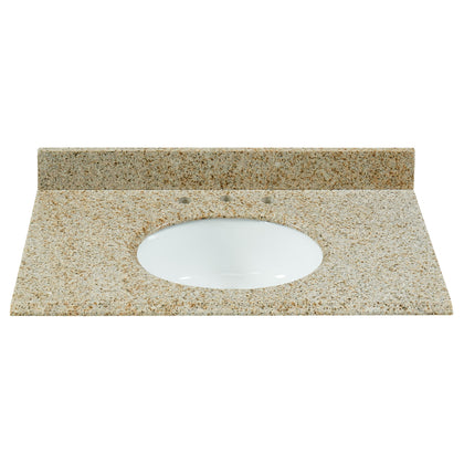 43" Desert Gold Granite Vanity Top with Sink