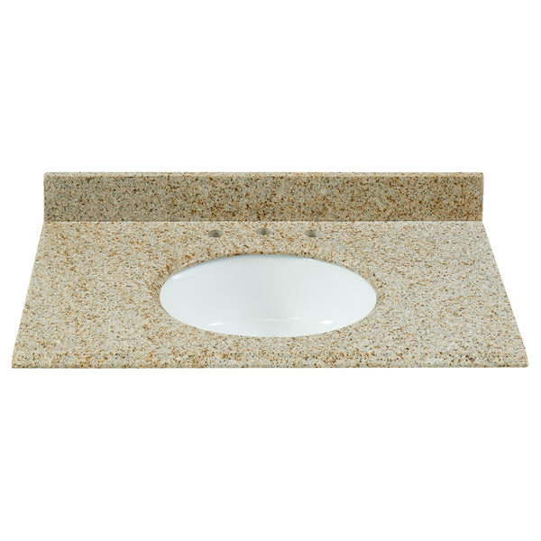 43" Desert Gold Granite Vanity Top