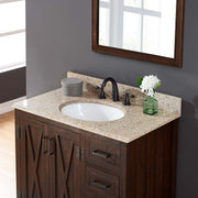 31" Desert Gold Granite Vanity Top with Sink
