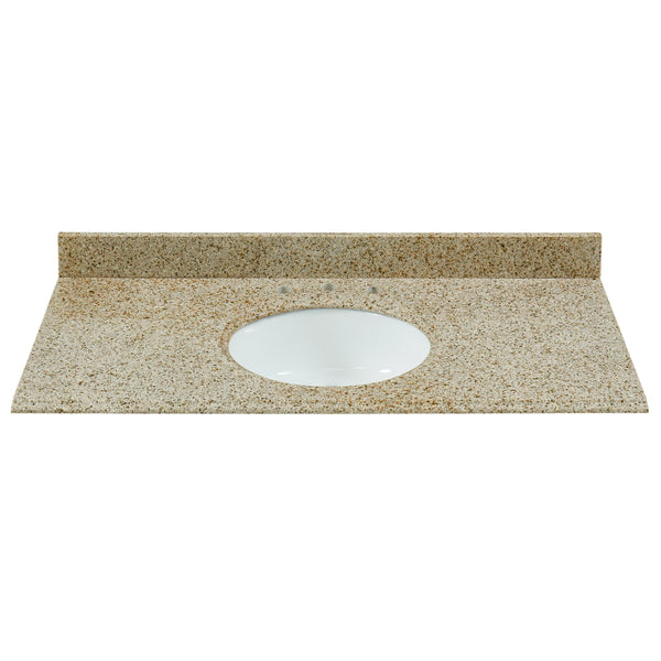 49" Desert Gold Granite Vanity Top