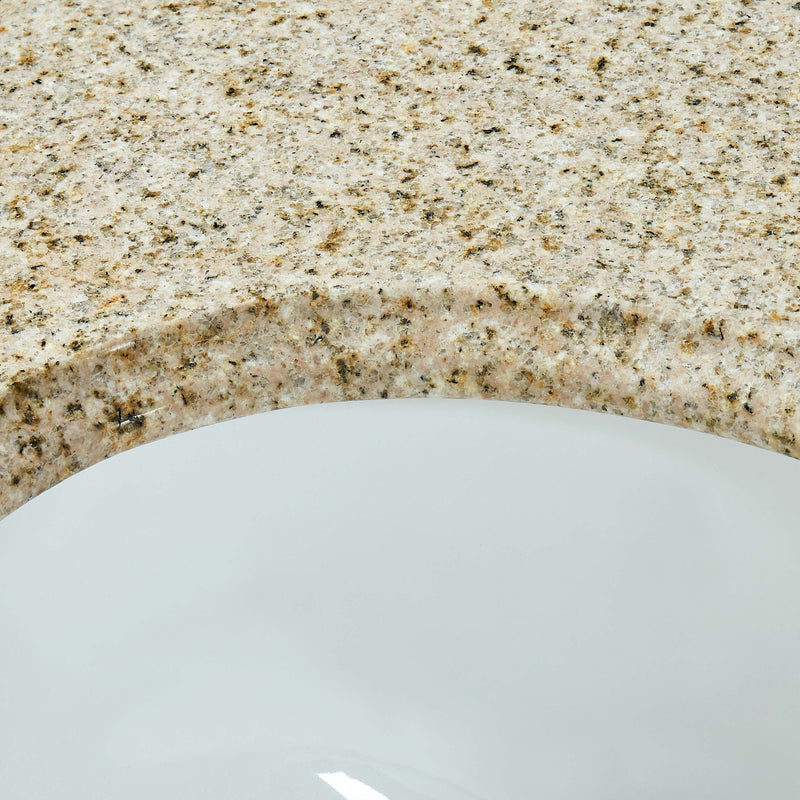 31" Desert Gold Granite Vanity Top with Sink
