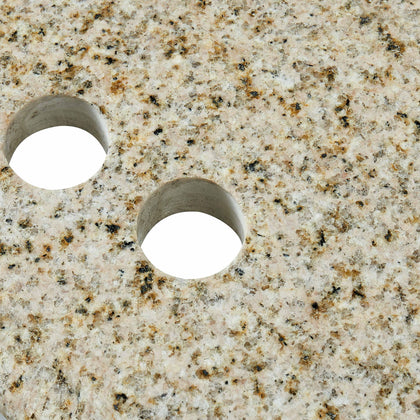 61" Desert Gold Granite Vanity Top with Sink