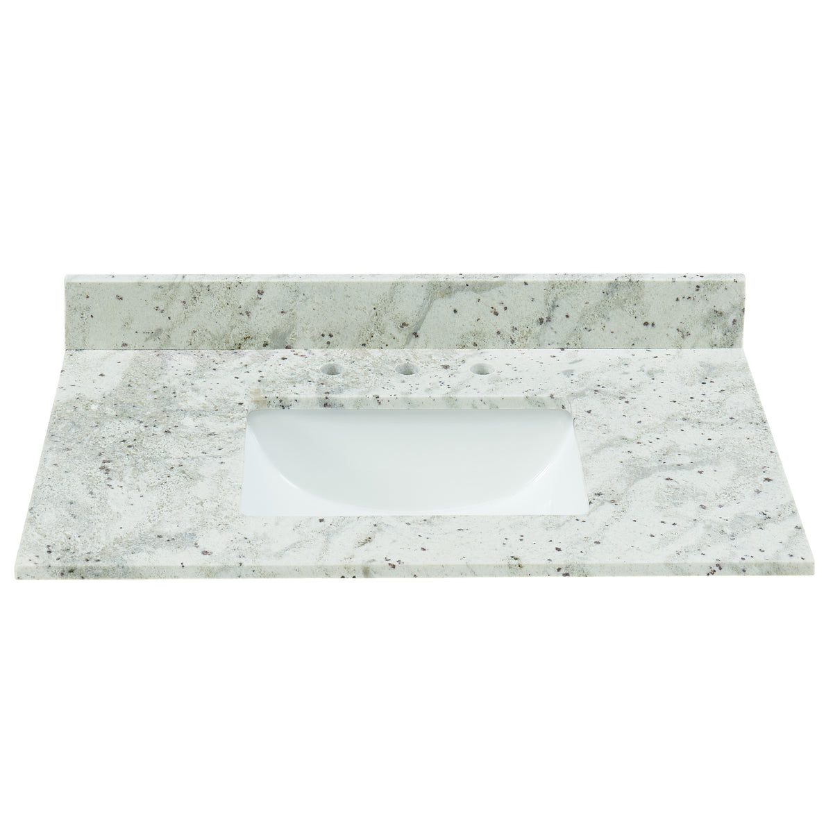31" Glacier White Granite Vanity Top with Sink