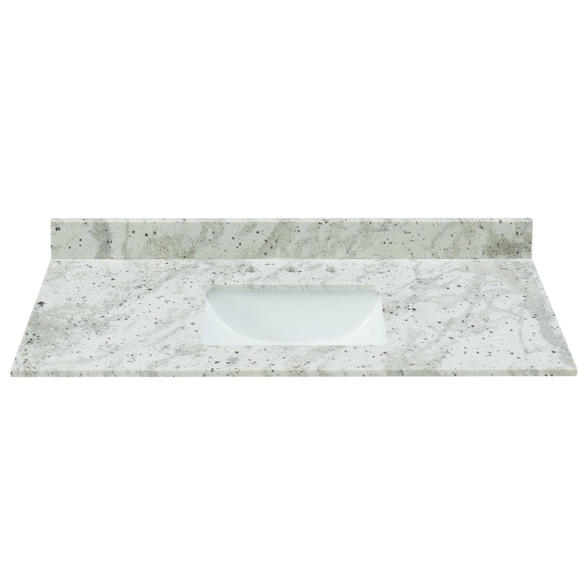 49" Glacier White Granite Vanity Top with Sink