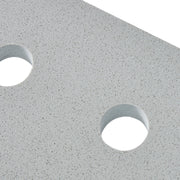 37" Soft Gray Engineered Marble Vanity Top with Sink