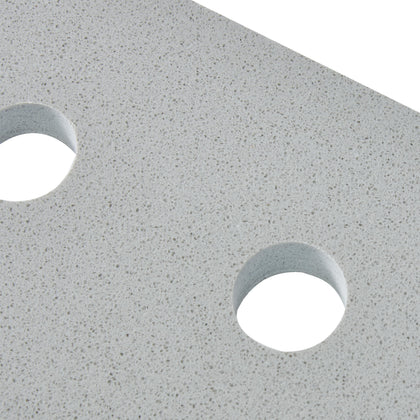 61" Soft Gray Engineered Marble Vanity Top with Sink
