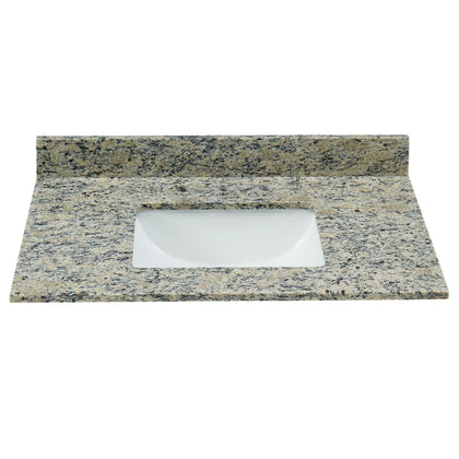 61" Santa Cecilia Light Granite Vanity Top with Sink