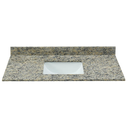 31" Santa Cecilia Light Granite Vanity Top with Sink