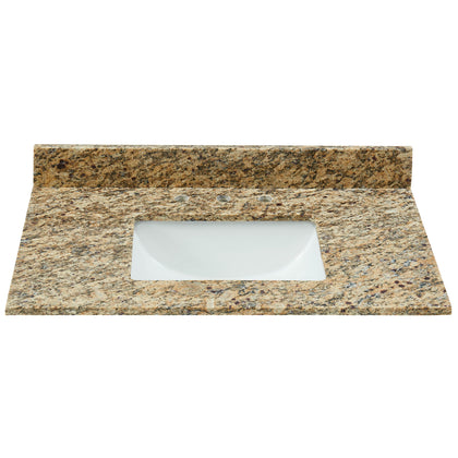 31" Santa Cecilia Granite Vanity Top with Sink