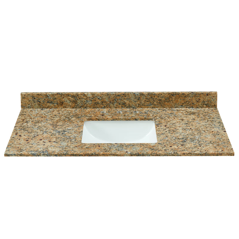 49" Santa Cecilia Granite Vanity Top with Sink