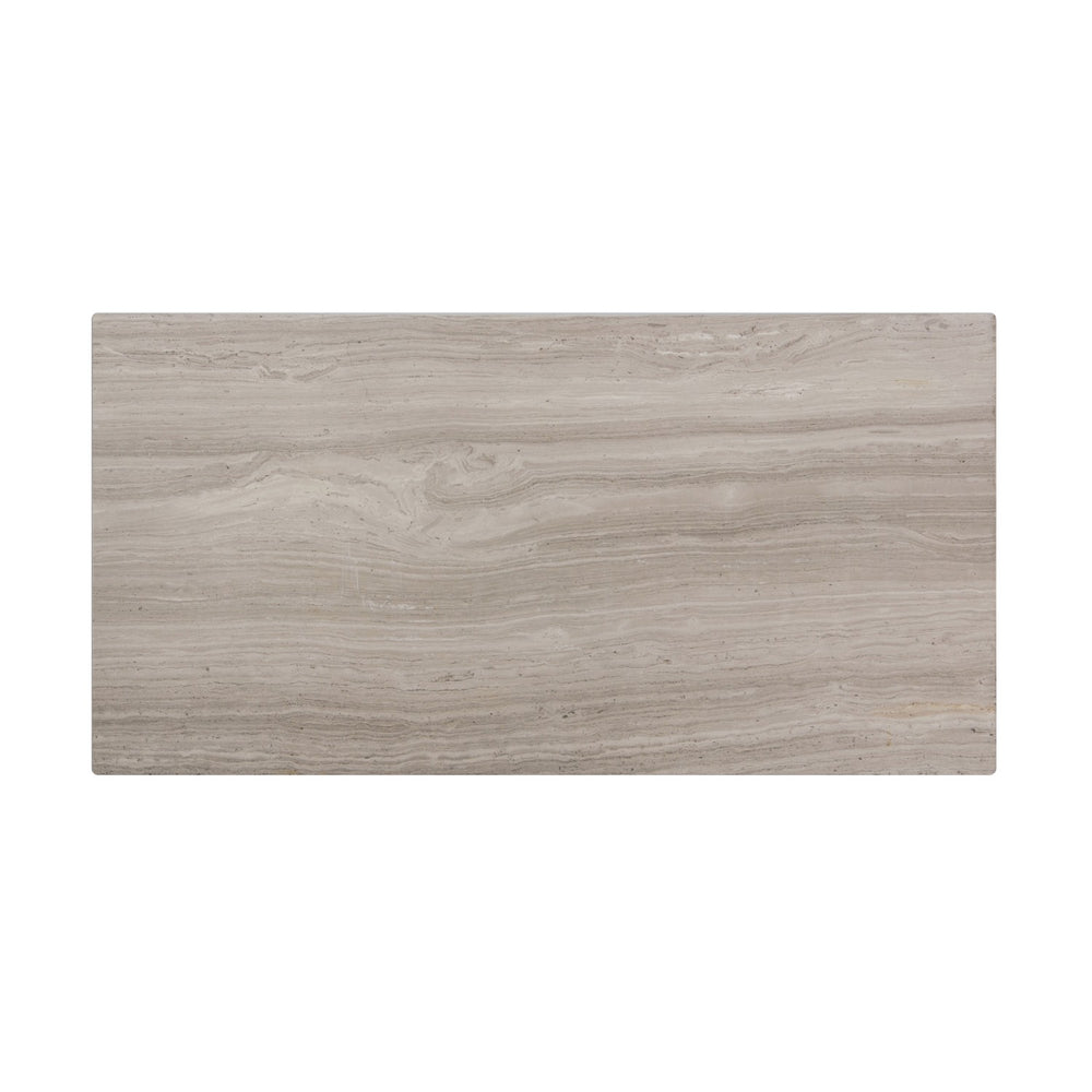 Wooden White 12-in x 24-in Honed Marble Floor and Wall Tiles( 10 sq. ft. /Box )